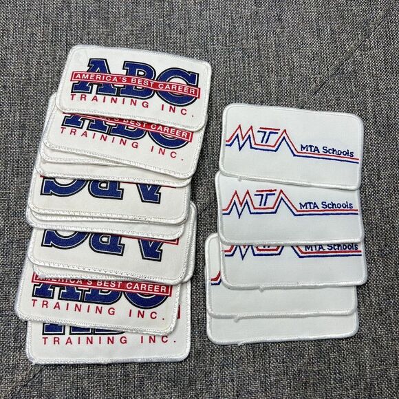 Patches Lot Vintage MTA School Americas Best Career‎ Training New Old Stock - Picture 1 of 9